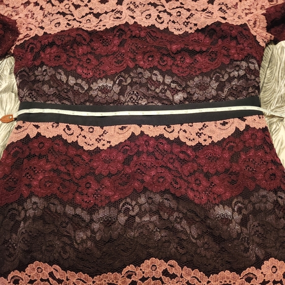 ππ Ted Baker Jaseyy Sheath Lacey Dress Crew Neck Short-Sleeve PTP: 20" - Picture 16 of 16